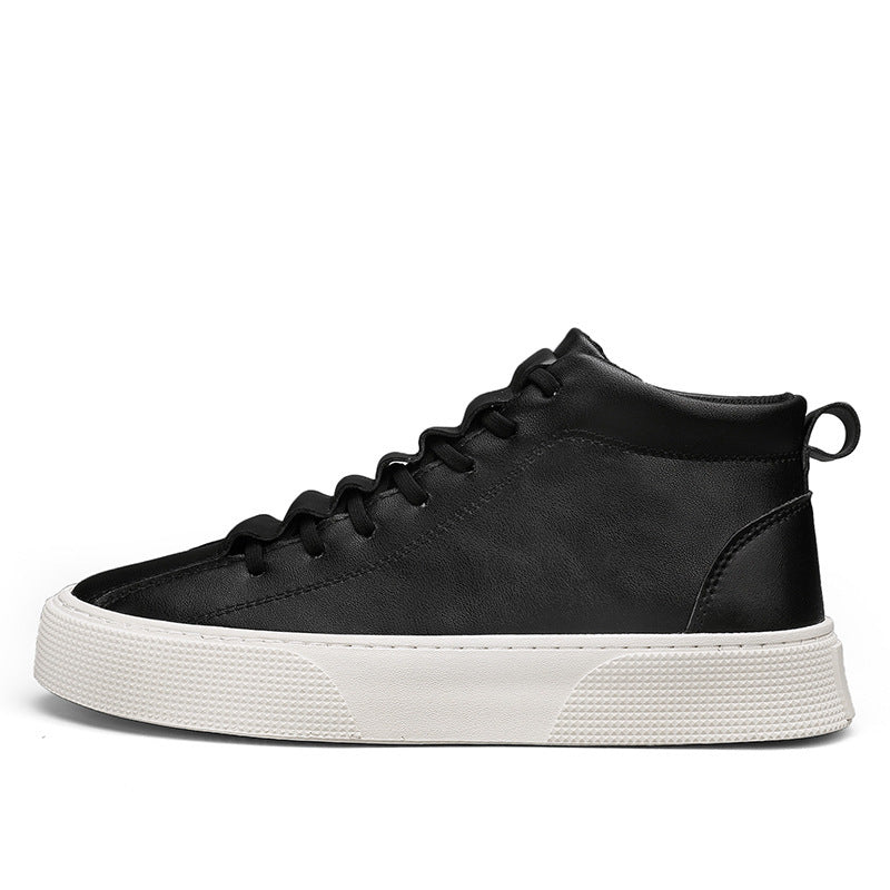 Damen Sneaker Hoch Sportlich Robust Schwarz