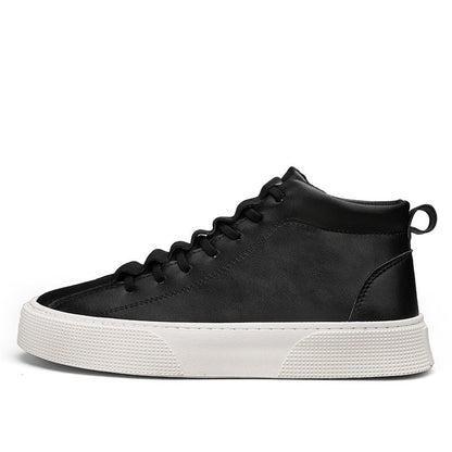 Damen Sneaker Hoch Sportlich Robust Schwarz