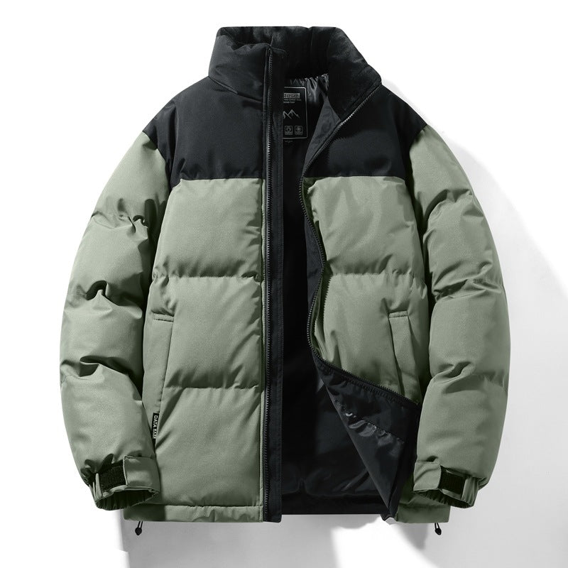 Herren Winterjacke Steppjacke Isoliert Warm