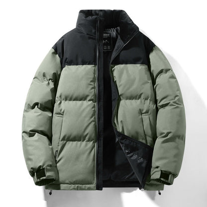 Herren Winterjacke Steppjacke Isoliert Warm
