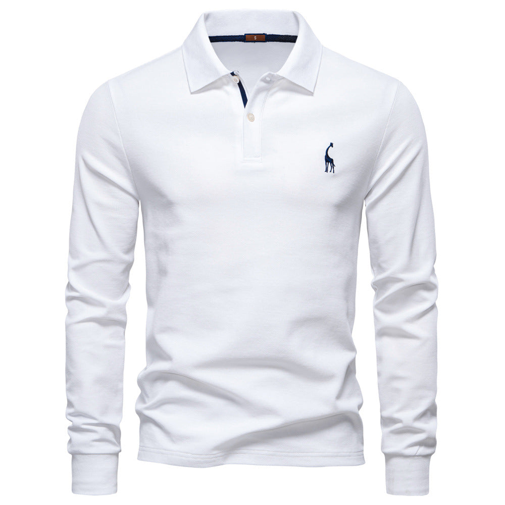 Herren Poloshirt Klassisch Modern Kontrastkragen