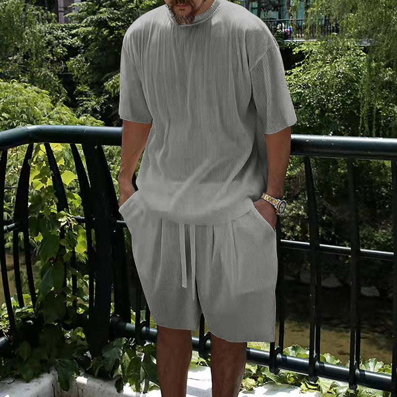 Herren Freizeitanzug Set Atmungsaktiv Elastisch Bequem