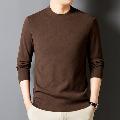 Herren Pullover Rundhals Eleganter Baumwolle Qualität