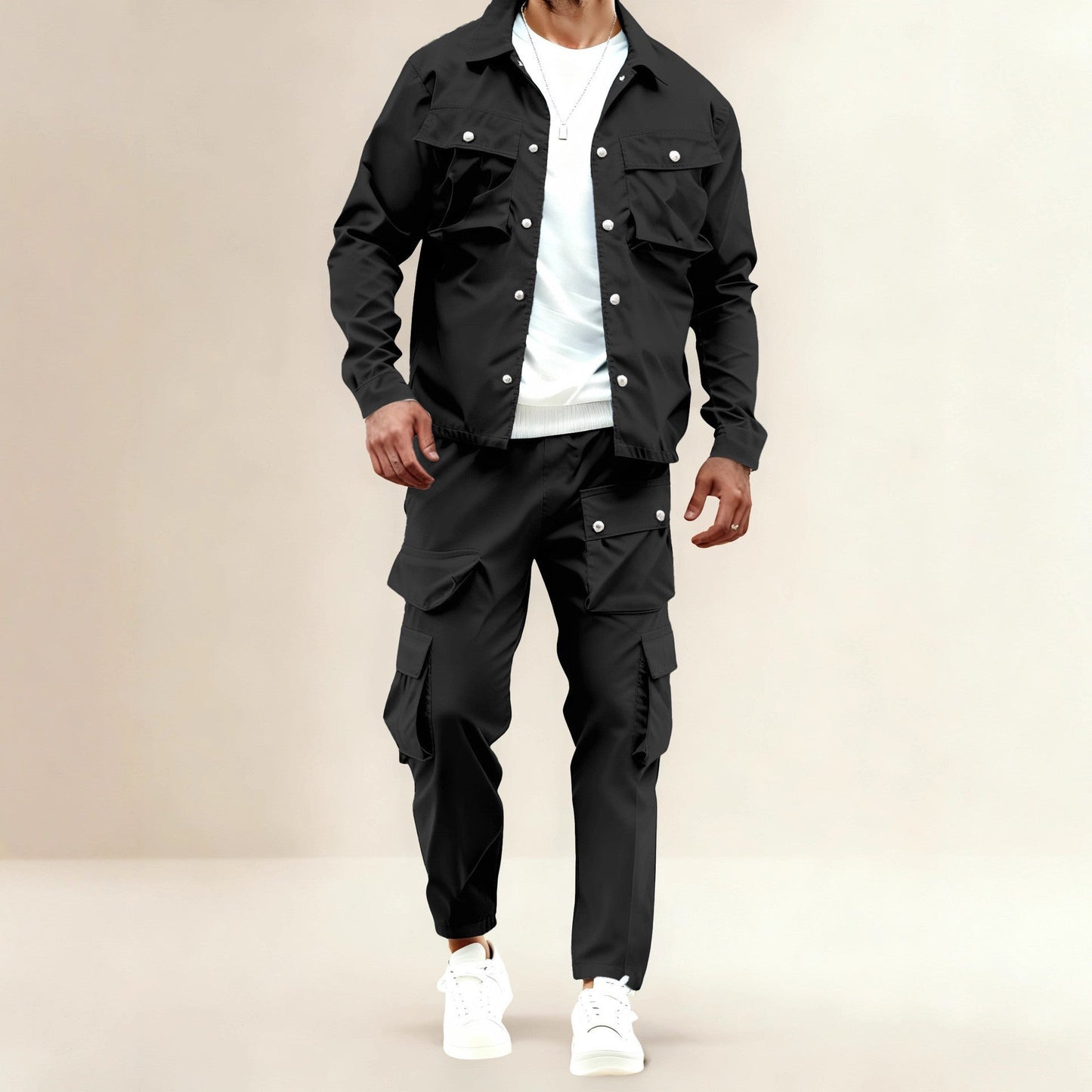 Herren Cargo-Hose Bequem Vielseitig Mit vielen Taschen - BerlinGlamour