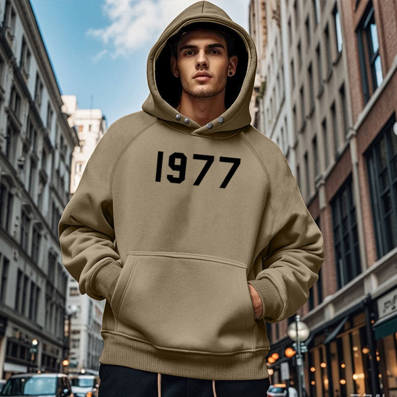 Herren Kapuzenpullover Gemütlich Mit Taschen Modern - BerlinGlamour