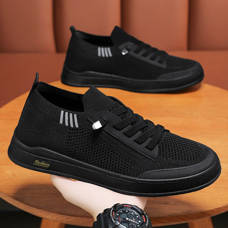 Damen Sneaker atmungsaktiv Strick Modern Sportlich