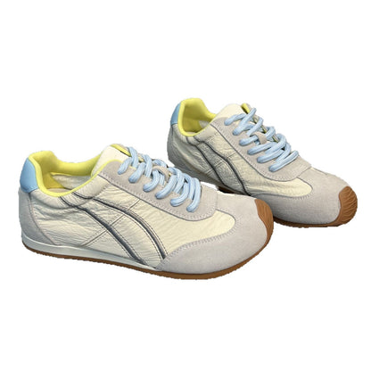 Damen Sneaker Leder atmungsaktiv bequem Sport