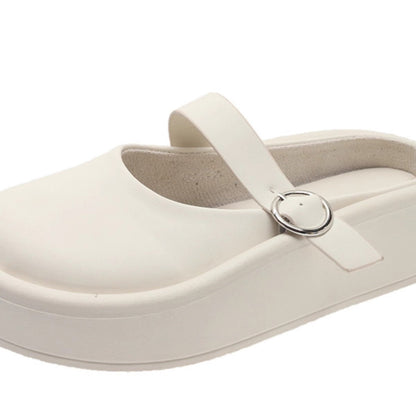 Damen Clogs Bequem mit Schnalle Modern Komfort