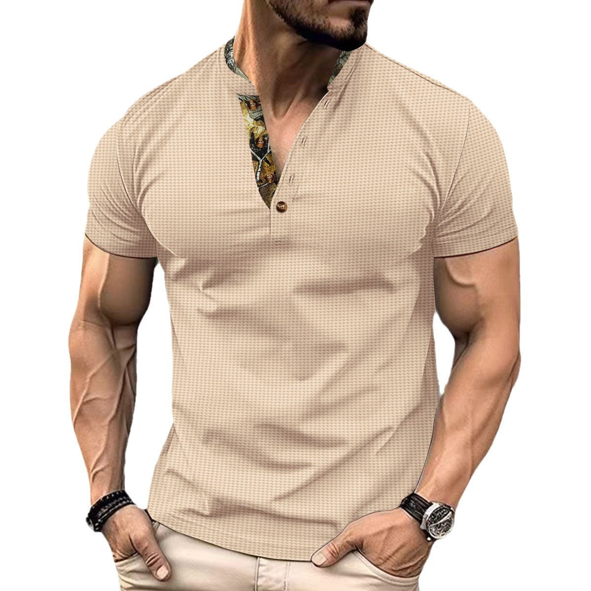 Herren Poloshirt Kurzarm Modern mit Kragen