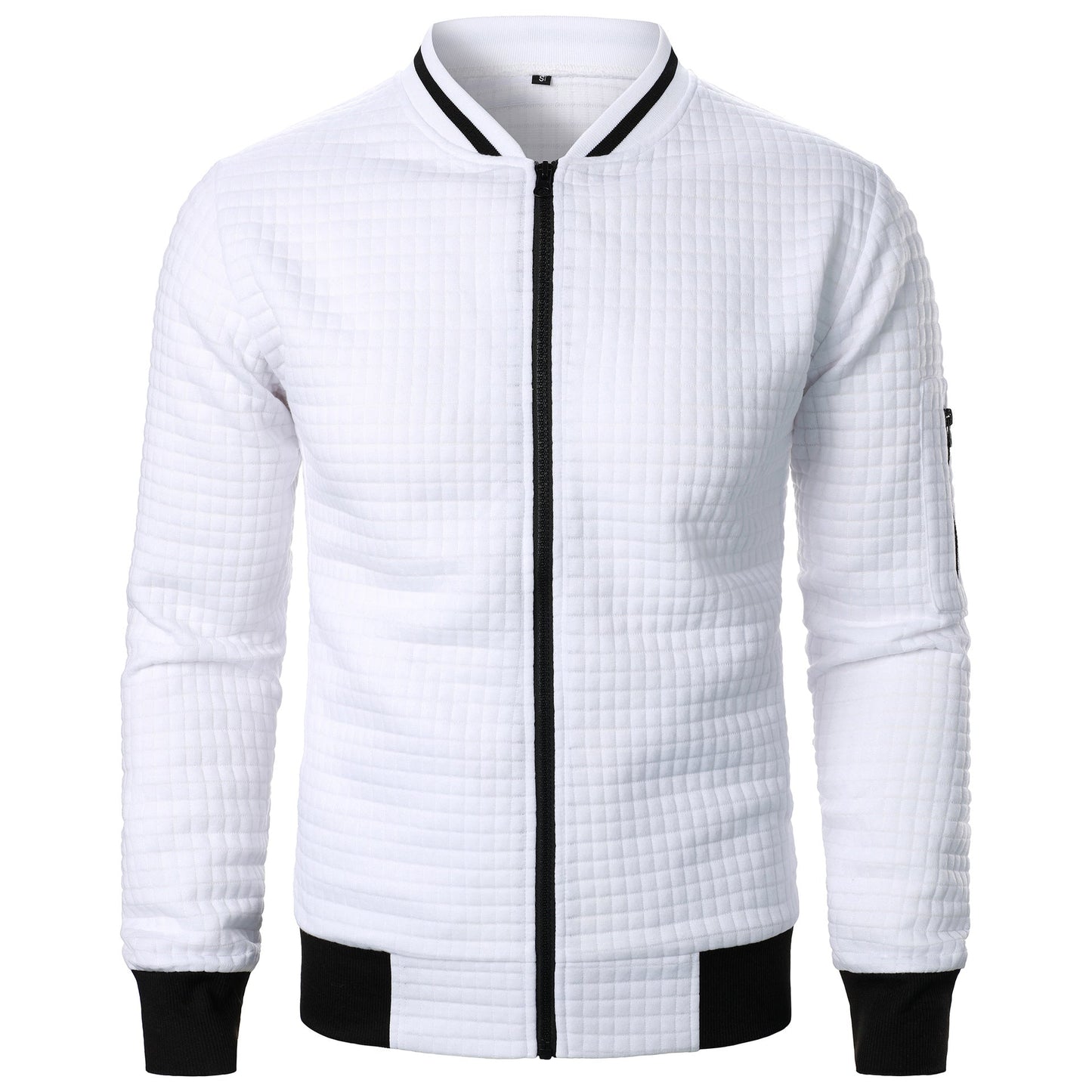 Herren Steppjacke Sportlich Funktionell mit Strukturdesign