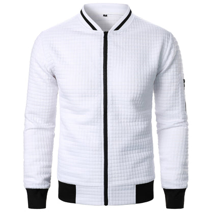 Herren Steppjacke Sportlich Funktionell mit Strukturdesign