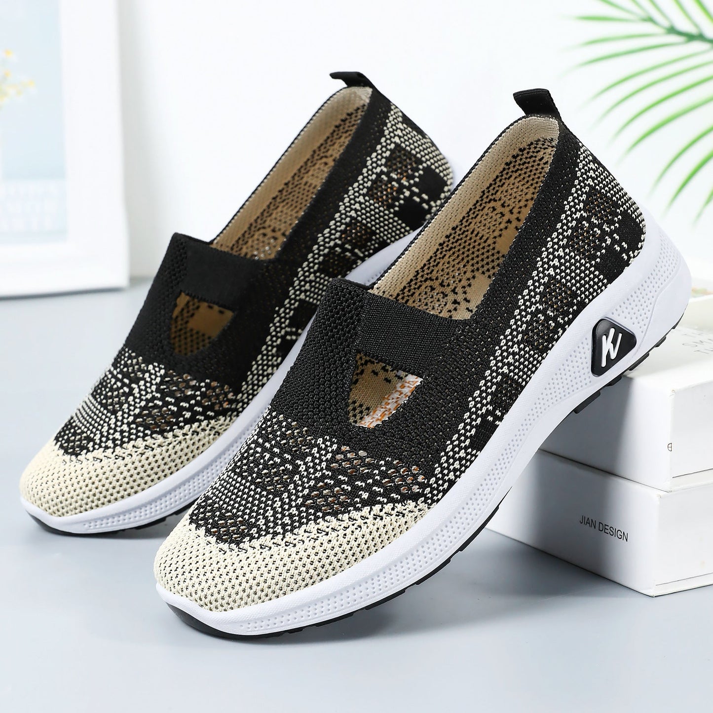 Damen Freizeitschuhe Bequem Atmungsaktiv von Heidi Mode
