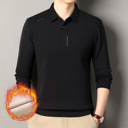 Herren Polo-Shirt Langarm Modern Sportlich Qualität