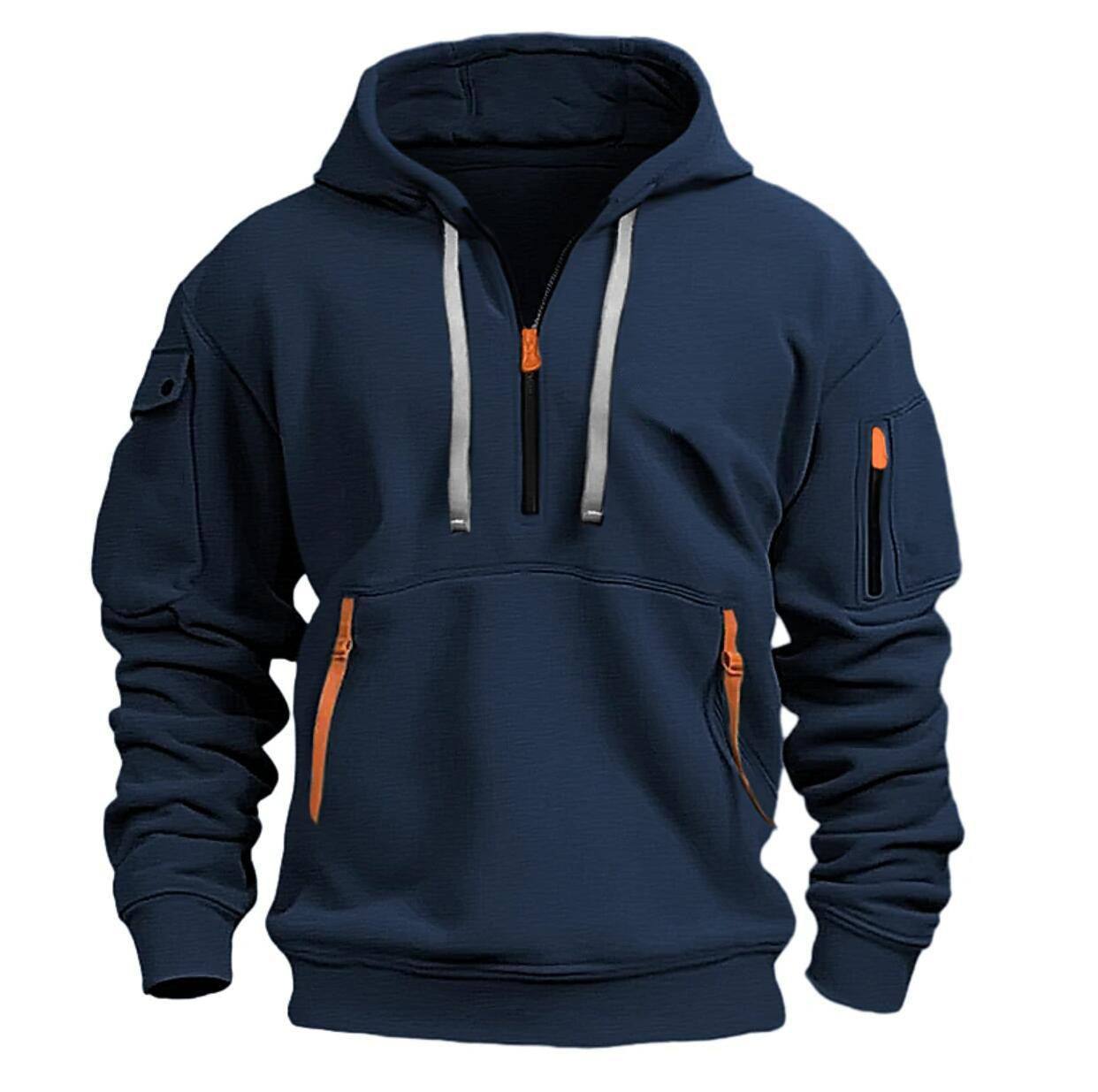 Herren Kapuzenpullover Sportlich Modern Warm - BerlinGlamour