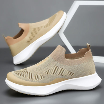 Damen Sneaker Leicht Mesh Bequem Freizeit
