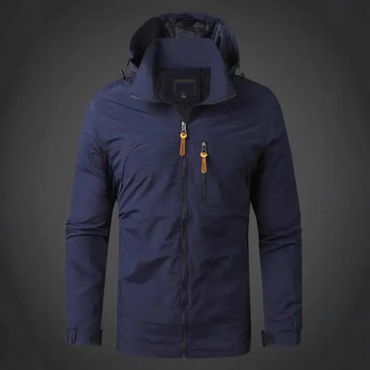 Herren Funktionsjacke Wetterfest mit Kapuze Outdoor
