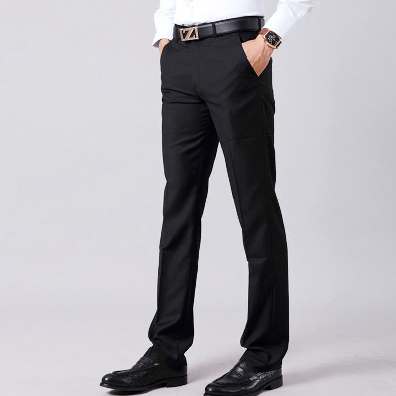 Herren Anzughose Slim Fit Business Schwarz - BerlinGlamour