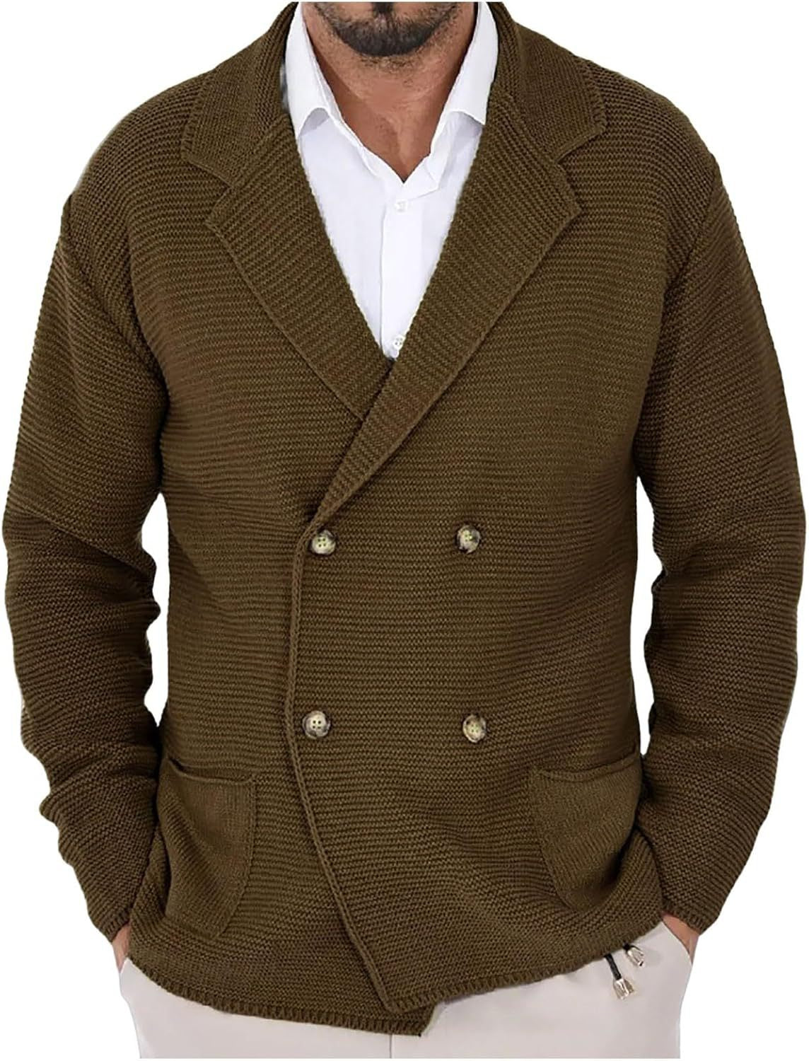Herren Strickjacke Slim Fit Modern