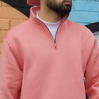 Herren Sportset Sweat Stehkragen Grau Modern