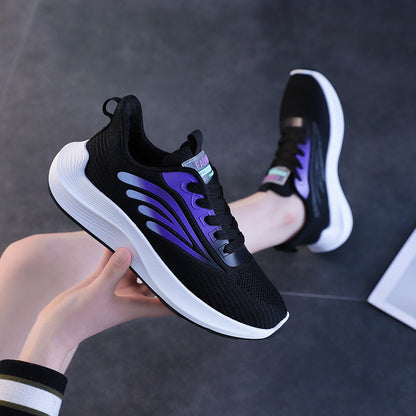 Damen Sneaker Atmungsaktiv Fitness Schuhe Flexibel Damenschuhe