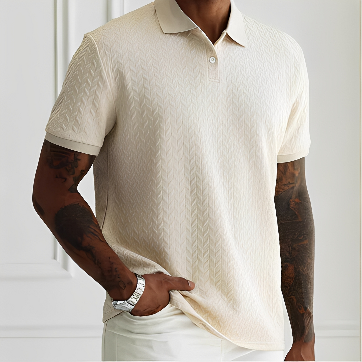 Elegantes Herren Polo Shirt Slim Fit Modern - BerlinGlamour