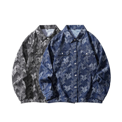 Herren Overshirt Lässig Casual Berlin Style