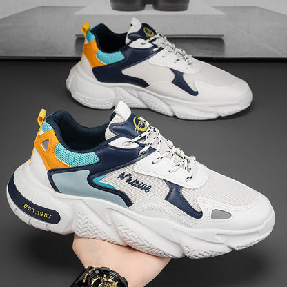 Damen Sneaker Sportlich Chunky Atmungsaktiv Mit Dämpfung