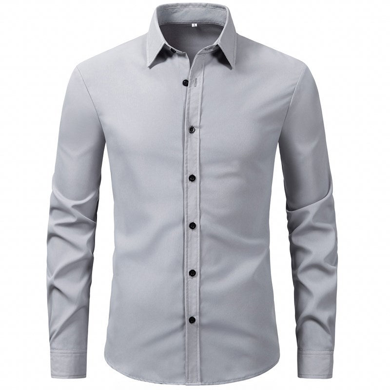 Herren Langarmhemd Elegant Modern Style
