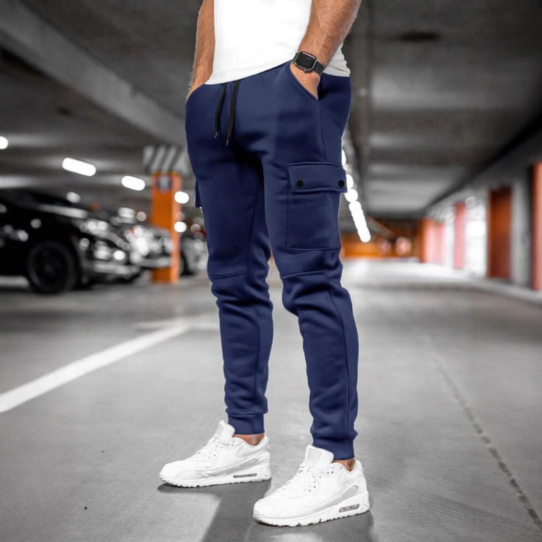 Herren Joggerhose Sportlich Bequem Mit Taschen