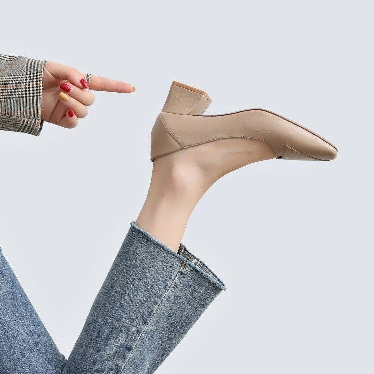 Damen Pumps Heidi Mode Hochhackig Spitze Modern