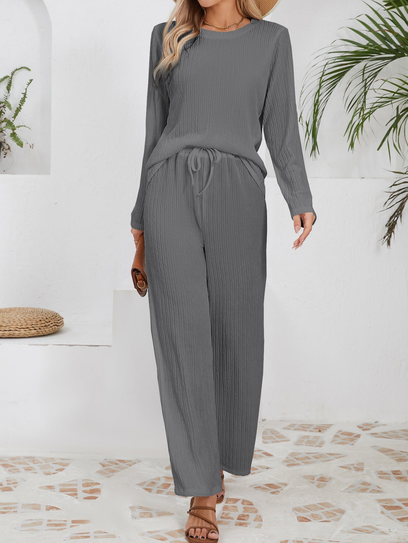 Damen Set Bequem Feuchtigkeitsregulierend Modern