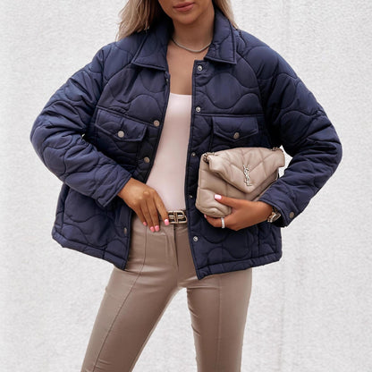 Damen Freizeitjacke Steppweste Modern Slim Fit