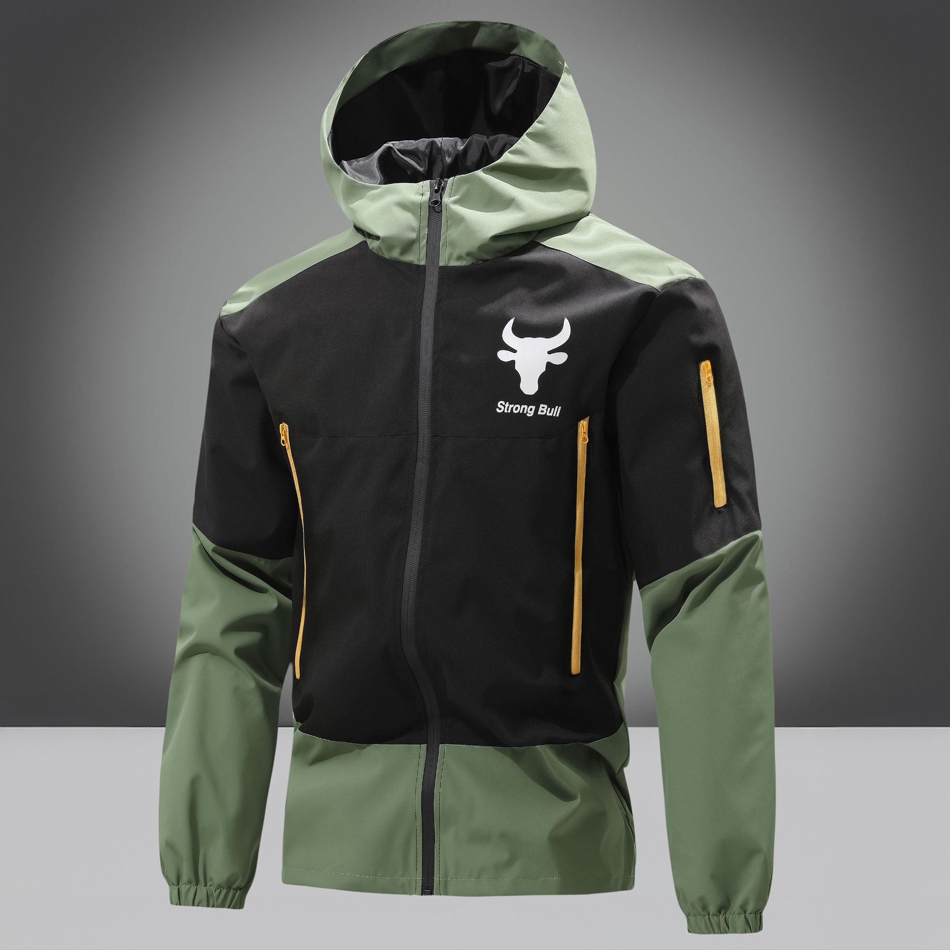 Herren Funktionsjacke Atmungsaktiv Winddicht Mit Taschen - BerlinGlamour