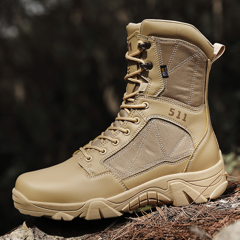 Herren Stiefel Tactical Militärstil Schwarz - BerlinGlamour