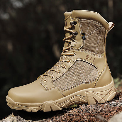 Herren Stiefel Tactical Militärstil Schwarz - BerlinGlamour