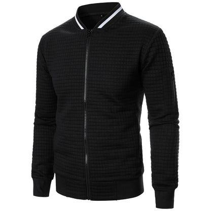 Herren Steppjacke Sportlich Funktionell mit Strukturdesign