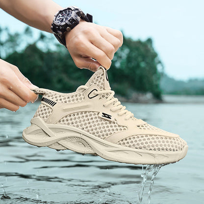 Damen Sneaker Atmungsaktiv Elastisch Laufschuh Komfort