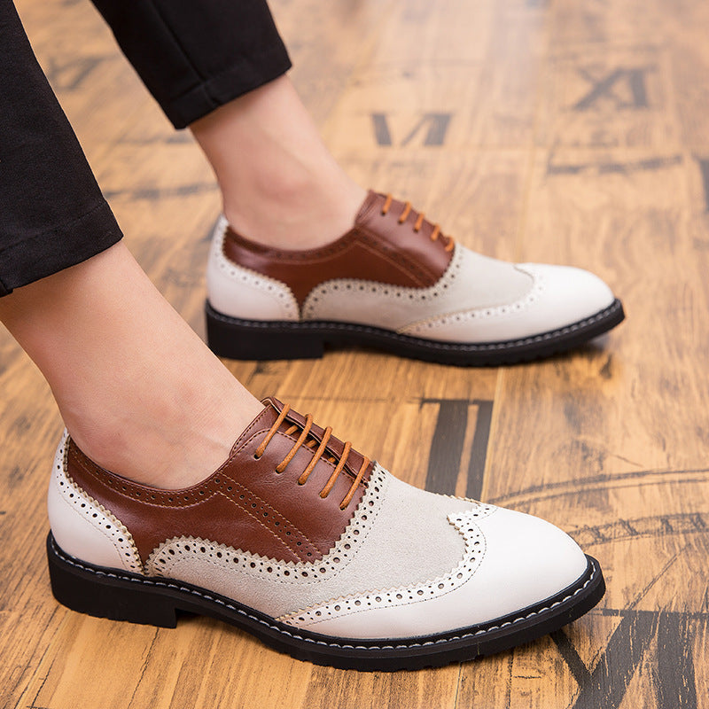 Damen Schnürschuhe Elegante Broguemuster Schuhe Klassisch - BerlinGlamour