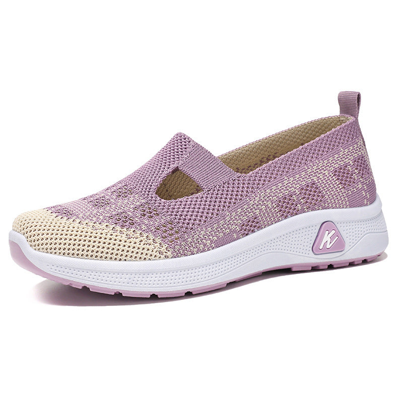 Damen Sneaker Leicht Atmungsaktiv Slip-On bequem