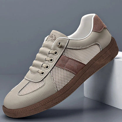 Damen Sport Sneaker Atmungsaktiv Mesh Schwarz