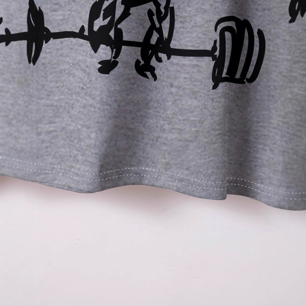 Herren Poloshirt Sportlich Mit Motivdruck Berlin Style