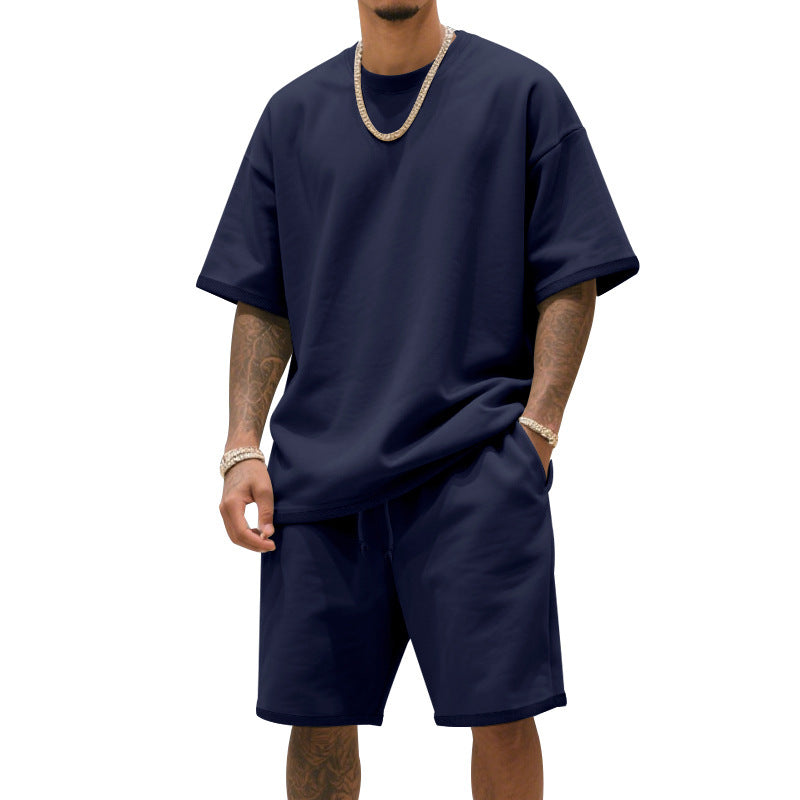 Herren Sport-Set Trainingsoberteil und Shorts bequem