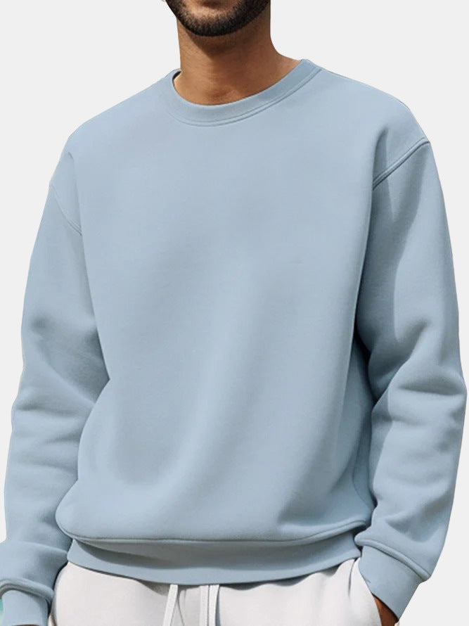 Herren Sweatpullover Lässig Oversized Schultern Cut-Out