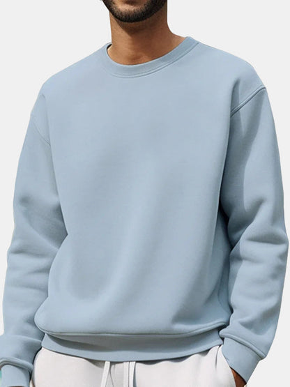 Herren Sweatpullover Lässig Oversized Schultern Cut-Out
