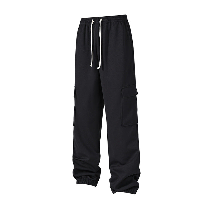 Herren Jogginghose Cargo-Style mit Seiten-Taschen Bequem