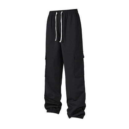 Herren Jogginghose Cargo-Style mit Seiten-Taschen Bequem