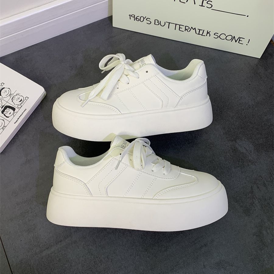 Damen Plateau Sneaker Modisch Bequem Hochwertig