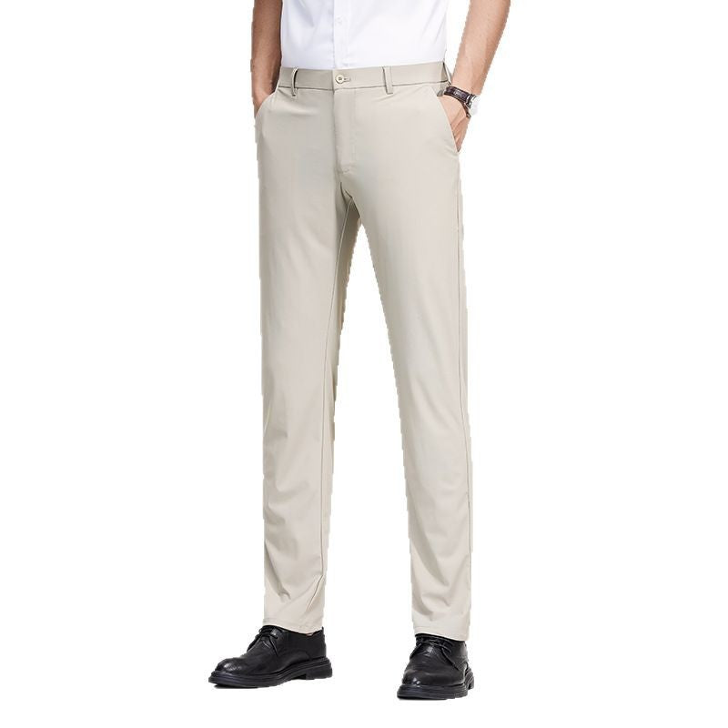 Herren Anzughose Slim Fit Komfort Bund Elegant