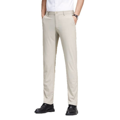 Herren Anzughose Slim Fit Komfort Bund Elegant