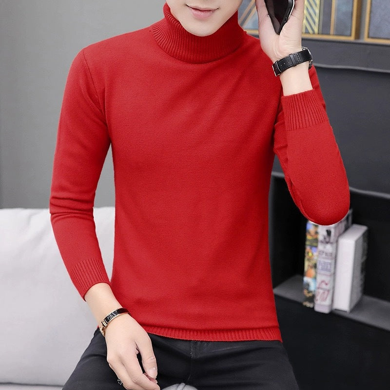 Herren Rollkragenpullover Bequem Warm Modern